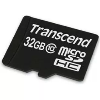 TRANSCEND MicroSDHC kartica 32 GB razreda 10, brez adapterja