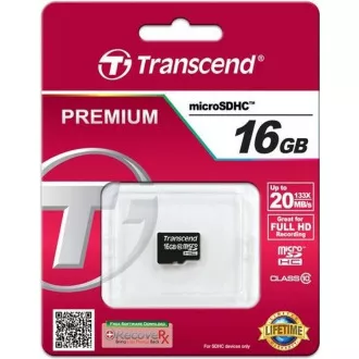 TRANSCEND MicroSDHC kartica 32 GB razreda 10, brez adapterja
