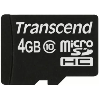 TRANSCEND MicroSDHC kartica 4GB razreda 10   adapter