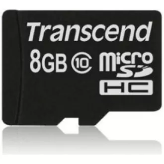 TRANSCEND MicroSDHC kartica 8GB razreda 10 adapter TRANSCEND MicroSDHC kartica 8GB razreda 10 adapter