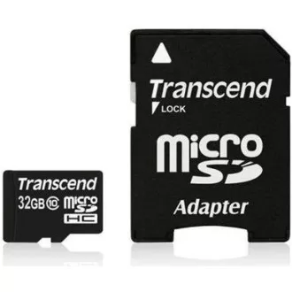 TRANSCEND MicroSDHC kartica 32 GB razreda 10 adapter TRANSCEND MicroSDHC kartica 32 GB razreda 10 adapter