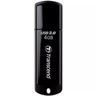 TRANSCEND Flash disk 4 GB JetFlash®350, USB 2.0 (R:13/W:4 MB/s), črn