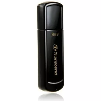 TRANSCEND Flash disk 8 GB JetFlash®350, USB 2.0 (R:13/W:4 MB/s), črn