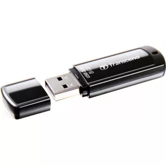 TRANSCEND Flash disk 8 GB JetFlash®350, USB 2.0 (R:13/W:4 MB/s), črn