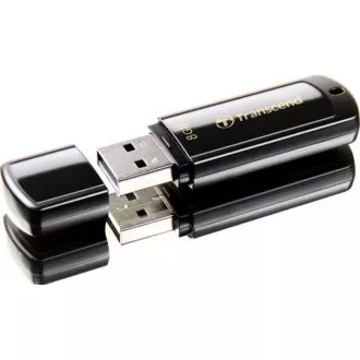 TRANSCEND Flash disk 8 GB JetFlash®350, USB 2.0 (R:13/W:4 MB/s), črn