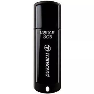 TRANSCEND Flash disk 8 GB JetFlash®350, USB 2.0 (R:13/W:4 MB/s), črn