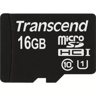 TRANSCEND MicroSDHC kartica 16GB Premium, Class 10 UHS-I 300x, brez adapterja