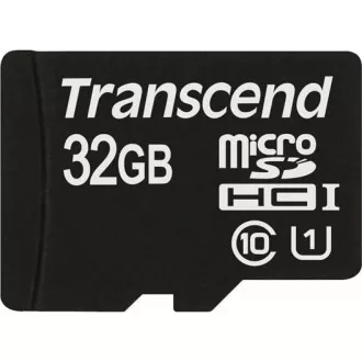 TRANSCEND MicroSDHC kartica 32GB Premium, Class 10 UHS-I 300x, brez adapterja
