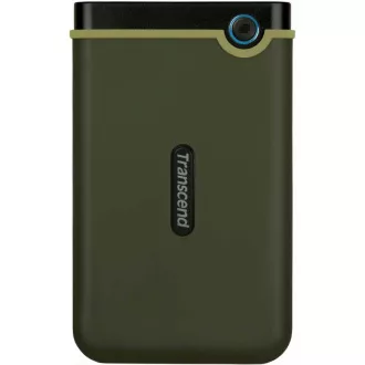 TRANSCEND Zunanji trdi disk USB 3.0 StoreJet 25M3G, tanek, 1 TB, črn (SATA, gumijasto ohišje, zaščita pred udarci)