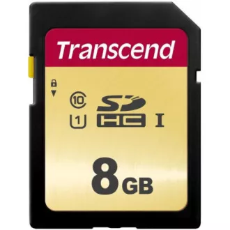 TRANSCEND SDHC kartica 8GB 500S, UHS-I U1 (R:95/W:20 MB/s) TRANSCEND SDHC kartica 8GB 500S, UHS-I U1 (R:95/W:20 MB/s)