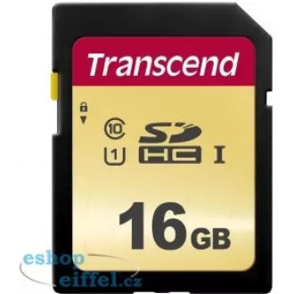 TRANSCEND SDHC kartica 16GB 500S, UHS-I U1 (R:95/W:60 MB/s)