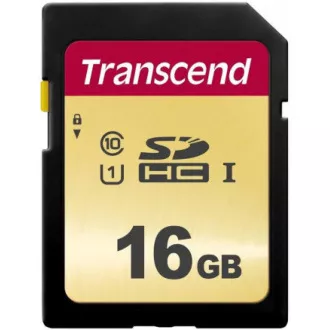 TRANSCEND SDHC kartica 16GB 500S, UHS-I U1 (R:95/W:60 MB/s)