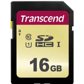 TRANSCEND SDHC kartica 16GB 500S, UHS-I U1 (R:95/W:60 MB/s)