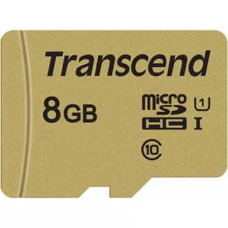 TRANSCEND MicroSDHC kartica 8GB 500S, UHS-I U1 adapter TRANSCEND MicroSDHC kartica 8GB 500S, UHS-I U1 adapter