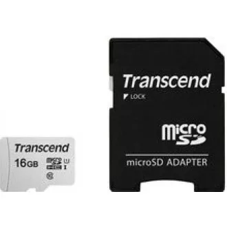 TRANSCEND MicroSDHC kartica 16GB 300S, UHS-I U1   adapter