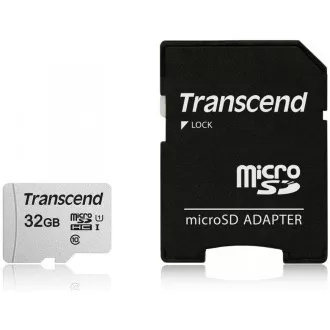 TRANSCEND MicroSDHC kartica 32GB 300S, UHS-I U1   adapter