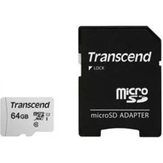 TRANSCEND MicroSDXC kartica 64GB 300S, UHS-I U1   adapter