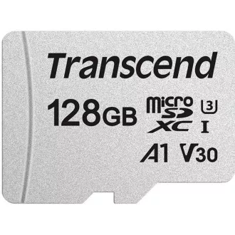 TRANSCEND MicroSDXC kartica 128GB 300S, UHS-I U3 V30   adapter