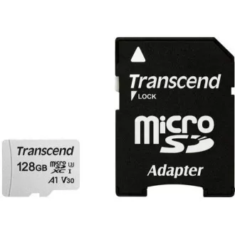 TRANSCEND MicroSDXC kartica 128GB 300S, UHS-I U3 V30   adapter