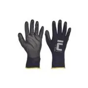 Črne najlonske rokavice BUNTING BLACK. PU dlan 7