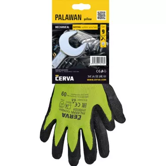 PALAWAN rokavice z mehurčki rumene barve - 11