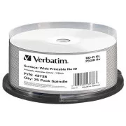 VERBATIM BD-R(25 pakiranj)Blu-Ray/vreteno/6x/25GB/natisljivo/brez identifikacije