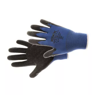 BEASTY BLUE rokavice najlon/lat modra 9