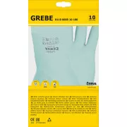 Zelene nitrilne rokavice GREBE GREEN zelene barve. 33 cm 10