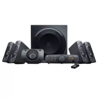 Zvočniki Logitech Z906 Sistem 5.1 prostorskega zvoka za domači kino Zvočniki Logitech Z906 Sistem 5.1 prostorskega zvoka za domači kino