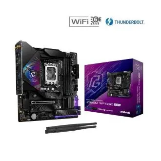 ASRock MB Sc LGA1851 Z890M RIPTIDE WIFI, Intel Z890, 4xDDR5, 1xDP, 1xHDMI, 2xThunderbolt, Wi-Fi, mATX ASRock MB Sc LGA1851 Z890M RIPTIDE WIFI, Intel Z890, 4xDDR5, 1xDP, 1xHDMI, 2xThunderbolt, Wi-Fi, mATX