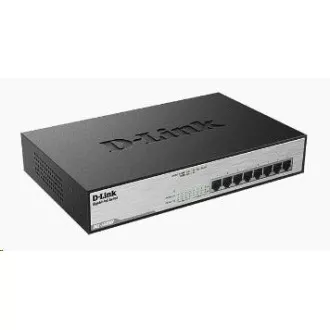 D-Link DGS-1008MP 8-portno gigabitno stikalo PoE, 8x gigabitni PoE RJ45, proračun PoE 140W