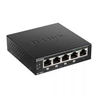 D-Link DES-1005P B1 5-portno namizno stikalo 10/100 PoE, 4x PoE , 60W za PoE