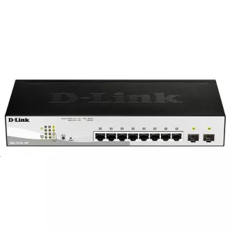 D-Link DGS-1210-10P 10-portno gigabitno stikalo Smart PoE, 8x GbE PoE , 2x SFP, PoE 65W, brez ventilatorja D-Link DGS-1210-10P 10-portno gigabitno stikalo Smart PoE, 8x GbE PoE , 2x SFP, PoE 65W, brez ventilatorja