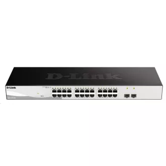 D-Link DGS-1210-26 26-portno gigabitno stikalo Smart , 24x GbE, 2x SFP, brez ventilatorja