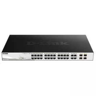 D-Link DGS-1210-28MP 28-portno gigabitno stikalo Smart  PoE, 24x GbE PoE , 4x RJ45/SFP, PoE 370W