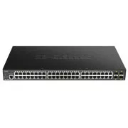 D-Link DGS-1250-52XMP 52-portno gigabitno pametno stikalo PoE, 48x GbE PoE , 4x SFP , PoE 370W