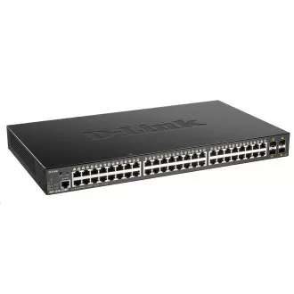 D-Link DGS-1250-52XMP 52-portno gigabitno pametno stikalo PoE, 48x GbE PoE , 4x SFP , PoE 370W