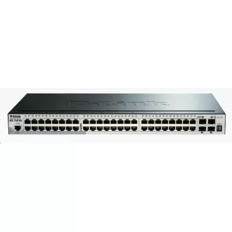 D-Link DGS-1510-52X 52-portno gigabitno stezno pametno upravljano stikalo, 48x gigabitni RJ45, 4x 10G SFP