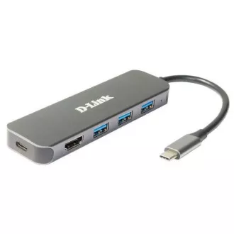 D-Link DUB-2333 USB-C vozlišče s HDMI in 3x USB3.0, mini priklopna postaja