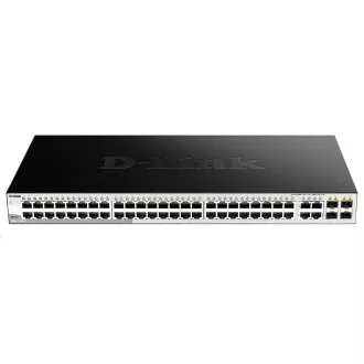 D-Link DGS-1210-52 52-portno gigabitno stikalo Smart , 48x GbE, 4x RJ45/SFP, brez ventilatorja