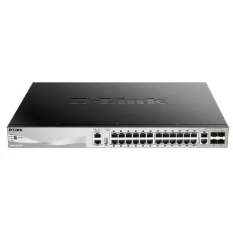 D-Link DGS-3130-30PS/E L3 Stožičasto upravljano gigabitno PoE stikalo, 24x PoE gigabit, 2x 10GBASE-T, 4x SFP , 370W PoE D-Link DGS-3130-30PS/E L3 Stožičasto upravljano gigabitno PoE stikalo, 24x PoE gigabit, 2x 10GBASE-T, 4x SFP , 370W PoE