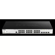 D-Link DGS-1210-28P/ME/E 24-portni 10/100/1000BASE-T PoE   4-portni 1 Gbps SFP Metro Ethernet