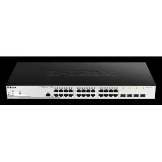 D-Link DGS-1210-28P/ME/E 24-portni 10/100/1000BASE-T PoE   4-portni 1 Gbps SFP Metro Ethernet