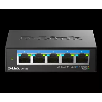 D-Link DMS-105/E 5-portno večgigabitno stikalo brez upravljanja