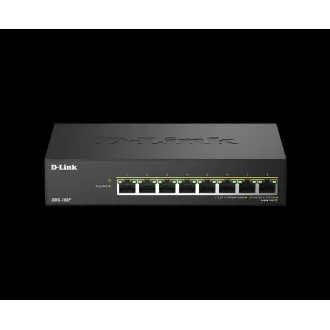 D-Link DMS-108P/E 8-portno 2,5G večgigabitno stikalo PoE brez upravljanja