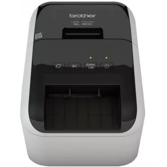 BROTHERjev tiskalnik nalepk QL-800 - 62 mm, termični, USB, Profi. Tiskalnik nalepk / po nakupu DK-22251 tiskanje rdeče barve /