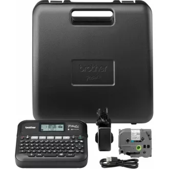 BROTHER tiskalnik nalepk PT-D460BTVP, 18 mm trak, USB, kovček, velik grafični zaslon
