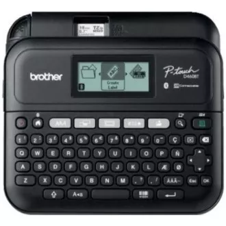 BROTHER tiskalnik nalepk PT-D460BTVP, 18 mm trak, USB, kovček, velik grafični zaslon BROTHER tiskalnik nalepk PT-D460BTVP, 18 mm trak, USB, kovček, velik grafični zaslon