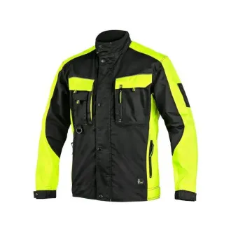 Bluza CXS SIRIUS BRIGHTON, črno-rumena, velikost 44