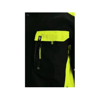 Bluza CXS SIRIUS BRIGHTON, črno-rumena, velikost 44
